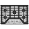 Surface De Cuisson Au Gaz KitchenAid, 5 Brûleurs, 30 Po, 17 000 BTU, Acier Inoxydable