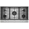 Surface De Cuisson Au Gaz KitchenAid, 5 Brûleurs, 36 Po, 20 000 BTU, Acier Inoxydable -Outsunnies Boutique 30005934 L
