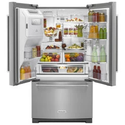 Réfrigérateur à Portes Françaises KitchenAid Avec Fini PrintShield, 36 Po, 26,8 Pi³, Acier Inoxydable 7 Réfrigérateur à Portes Françaises KitchenAid Avec Fini PrintShield, 36 Po, 26,8 Pi³, Acier Inoxydable -Outsunnies Boutique 30005964b L