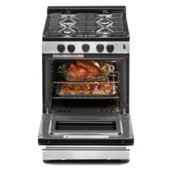 Cuisinière Au Gaz Autoportante Whirlpool, 24", 3 Pi³, Inox 9 Cuisinière Au Gaz Autoportante Whirlpool, 24", 3 Pi³, Inox -Outsunnies Boutique 30005968c L