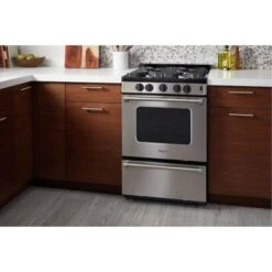 Cuisinière Au Gaz Autoportante Whirlpool, 24", 3 Pi³, Inox 11 Cuisinière Au Gaz Autoportante Whirlpool, 24", 3 Pi³, Inox -Outsunnies Boutique 30005968e L