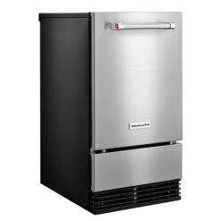 Machine à Glaçons KitchenAid Avec Dégivrage Automatique, 18 Po, Acier Inoxydable, Capacité De 35 Lb -Outsunnies Boutique 30006060b L