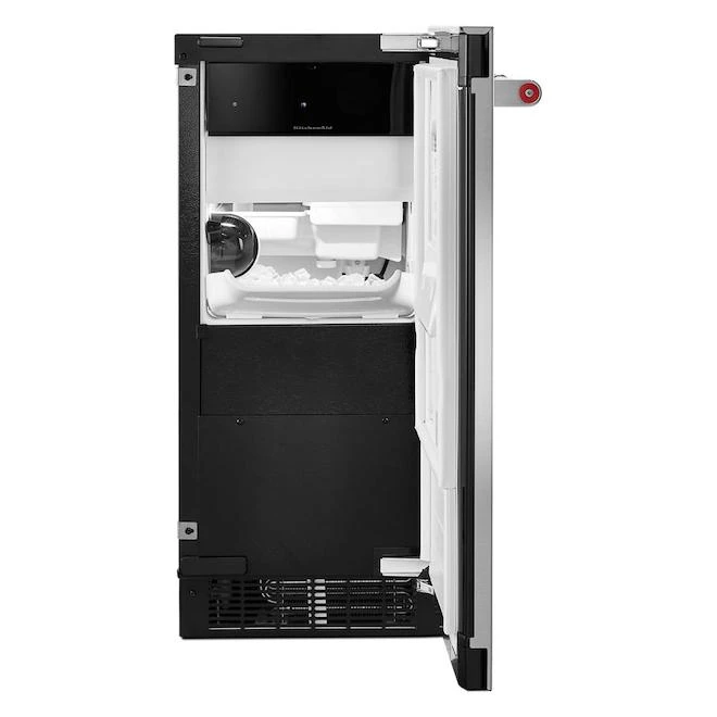 Machine à Glaçons De KitchenAid Avec Dégivrage Automatique, 15 Po, Acier Inoxydable 6 Machine à Glaçons De KitchenAid Avec Dégivrage Automatique, 15 Po, Acier Inoxydable – Image 4