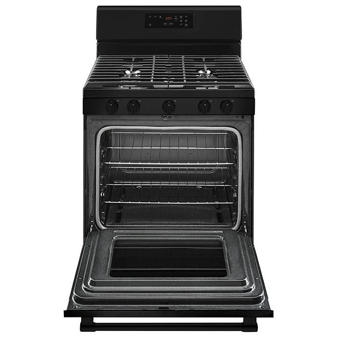Cuisinière Autoportante Maytag à 5 Brûleurs, 30", 5 Pi³, Noir 4 Cuisinière Autoportante Maytag à 5 Brûleurs, 30", 5 Pi³, Noir – Image 2