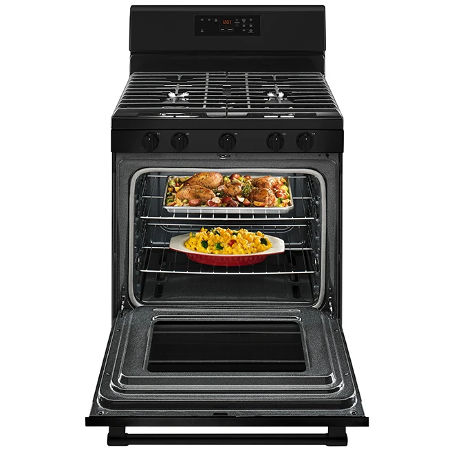 Cuisinière Autoportante Maytag à 5 Brûleurs, 30", 5 Pi³, Noir 5 Cuisinière Autoportante Maytag à 5 Brûleurs, 30", 5 Pi³, Noir – Image 3