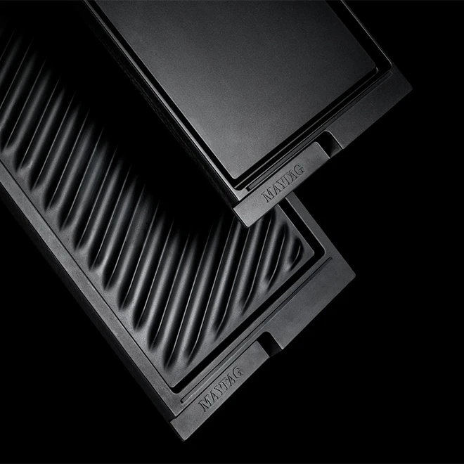 Surface De Cuisson électrique Maytag Heritage Avec Grille, 36 Po, Noire/acier Inoxydable 5 Surface De Cuisson électrique Maytag Heritage Avec Grille, 36 Po, Noire/acier Inoxydable – Image 3