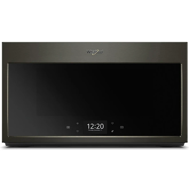 Whirlpool Four à Micro-ondes à Hotte Intégrée, 1000 W, 1,9 Pi³, Inox Noir 3 Whirlpool Four à Micro-ondes à Hotte Intégrée, 1000 W, 1,9 Pi³, Inox Noir
