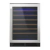 Whirlpool Cellier Sous-comptoir, 51 Bouteilles, Acier Inoxydable Noir