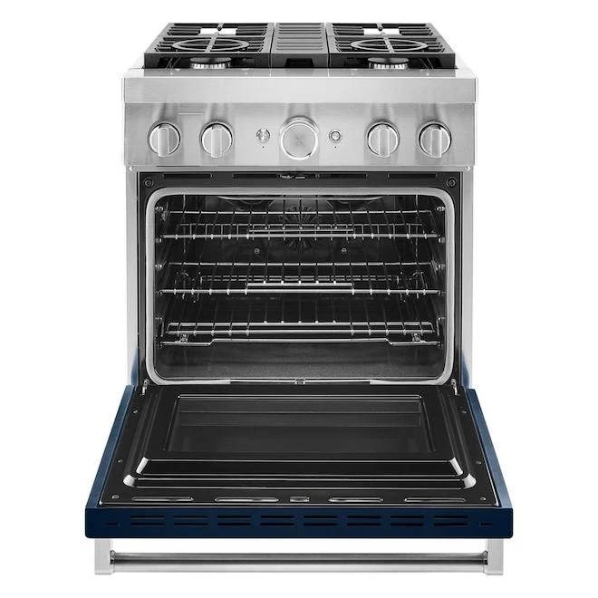 Cuisinière Biénergie Intelligente KitchenAid, Encastrée, Noir Impérial, 4 Brûleurs 6 Cuisinière Biénergie Intelligente KitchenAid, Encastrée, Noir Impérial, 4 Brûleurs – Image 4