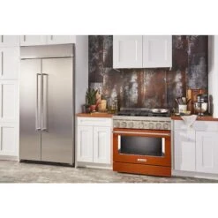 Cuisinière à Gaz KitchenAid, 6 Brûleurs, Biénergie, électroménager Intelligent 9 Cuisinière à Gaz KitchenAid, 6 Brûleurs, Biénergie, électroménager Intelligent -Outsunnies Boutique 30006436c L