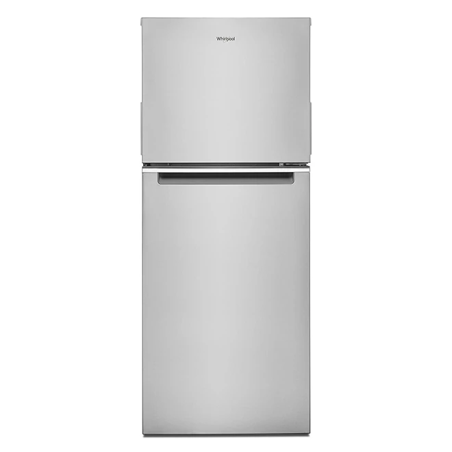 Réfrigérateur à Congélateur Supérieur Whirlpool De 24 Po Acier Inoxydable, 11,6 Pi³ 3 Réfrigérateur à Congélateur Supérieur Whirlpool De 24 Po Acier Inoxydable, 11,6 Pi³