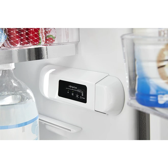 Réfrigérateur à Congélateur Supérieur Whirlpool De 24 Po Acier Inoxydable, 11,6 Pi³ 7 Réfrigérateur à Congélateur Supérieur Whirlpool De 24 Po Acier Inoxydable, 11,6 Pi³ – Image 5