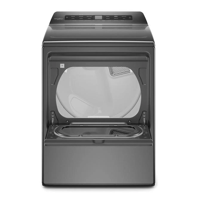 Sécheuse à Porte Rabattable 7,4 Pi³ Whirlpool, 35 Cycles, 27 Po, Ombre Chromée 5 Sécheuse à Porte Rabattable 7,4 Pi³ Whirlpool, 35 Cycles, 27 Po, Ombre Chromée – Image 3