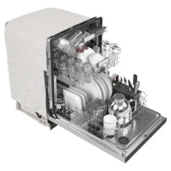 Lave-vaisselle Encastrable KitchenAid, 3e Panier, 24po, Inox -Outsunnies Boutique 30006505e L