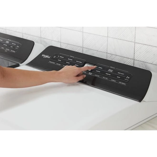 Whirlpool Sécheuse Gaz Intelligente With Wrinkle Shield, 7,4 Pi³, Blanc 6 Whirlpool Sécheuse Gaz Intelligente With Wrinkle Shield, 7,4 Pi³, Blanc – Image 4