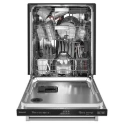 Lave-vaisselle KitchenAid Avec Système ProWash, 24", Inox Noir -Outsunnies Boutique 30006539e L