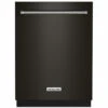 Lave-vaisselle Encastré KitchenAid Avec ProWash, 24po, Inox Noir 1 Lave-vaisselle Encastré KitchenAid Avec ProWash, 24po, Inox Noir -Outsunnies Boutique 30006542 L