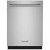 Lave-vaisselle Encastré De 24 Po KitchenAid, Fini PrintShield, Acier Inoxydable -Outsunnies Boutique 30006547 L