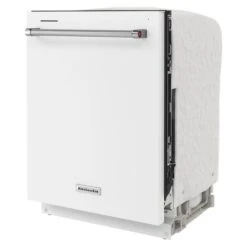 Lave-vaisselle Encastré KitchenAid à 39 Décibels Et Commandes Dissimulées, 24 Po, Blanc -Outsunnies Boutique 30006568e L