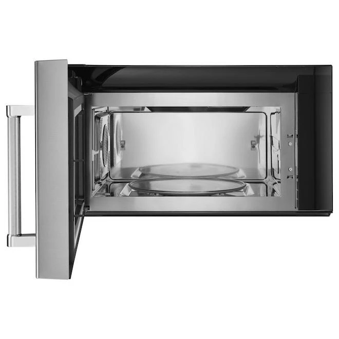 Four à Micro-ondes à Hotte Intégrée KitchenAid De 30 Po, 1,9 Pi³, Acier Inoxydable, 950 W 5 Four à Micro-ondes à Hotte Intégrée KitchenAid De 30 Po, 1,9 Pi³, Acier Inoxydable, 950 W – Image 3