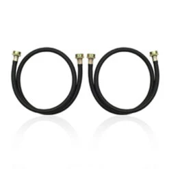 Tuyaux De Remplissage Pour Laveuse Whirlpool, 4 Pi, PEX, Noir, Paquet De 2