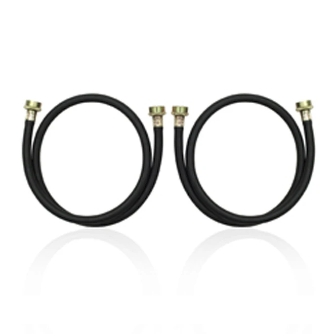 Tuyaux De Remplissage Pour Laveuse Whirlpool, 4 Pi, PEX, Noir, Paquet De 2 3 Tuyaux De Remplissage Pour Laveuse Whirlpool, 4 Pi, PEX, Noir, Paquet De 2