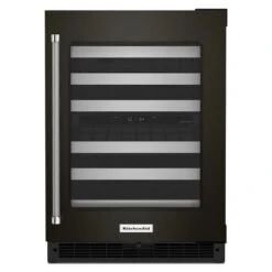 Cellier à Vin KitchenAid Avec Capacité De 46 Bouteilles, Sous-comptoir, 4,97 Pi³, Inox Noir