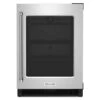 Réfrigérateur Sous-comptoir KitchenAid Avec Porte En Verre, 5,2 Pi³, Acier Inoxydable -Outsunnies Boutique 30006623 L