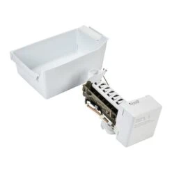 Nécessaire à Machine à Glaçons Pour Réfrigérateur à Congélateur Supérieur Whirlpool, 5 X 6,15 Po, Plastique Blanc