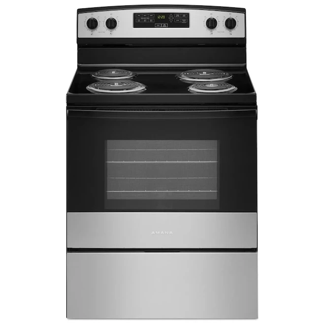 Cuisinière électrique Amana 30 Po Avec Fonction Bake Assist, Acier Inoxydable 3 Cuisinière électrique Amana 30 Po Avec Fonction Bake Assist, Acier Inoxydable