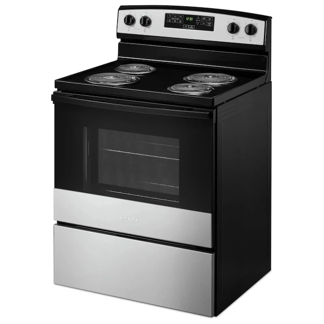 Cuisinière électrique Amana 30 Po Avec Fonction Bake Assist, Acier Inoxydable 4 Cuisinière électrique Amana 30 Po Avec Fonction Bake Assist, Acier Inoxydable – Image 2