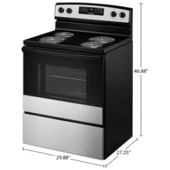Cuisinière électrique Amana 30 Po Avec Fonction Bake Assist, Acier Inoxydable 9 Cuisinière électrique Amana 30 Po Avec Fonction Bake Assist, Acier Inoxydable -Outsunnies Boutique 30006764c L