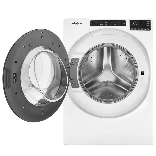 Laveuse à Chargement Frontal Whirlpool Quick Wash 5,2 Pi³ Blanc 4 Laveuse à Chargement Frontal Whirlpool Quick Wash 5,2 Pi³ Blanc – Image 2