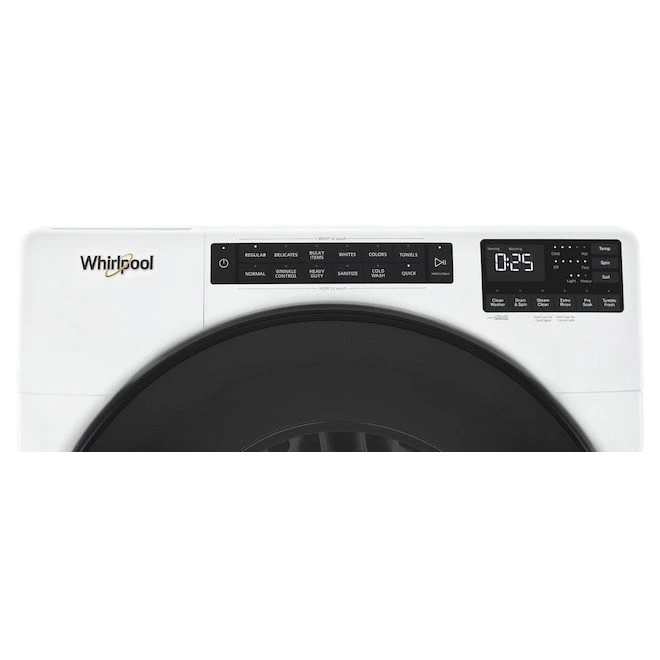 Laveuse à Chargement Frontal Whirlpool Quick Wash 5,2 Pi³ Blanc 6 Laveuse à Chargement Frontal Whirlpool Quick Wash 5,2 Pi³ Blanc – Image 4