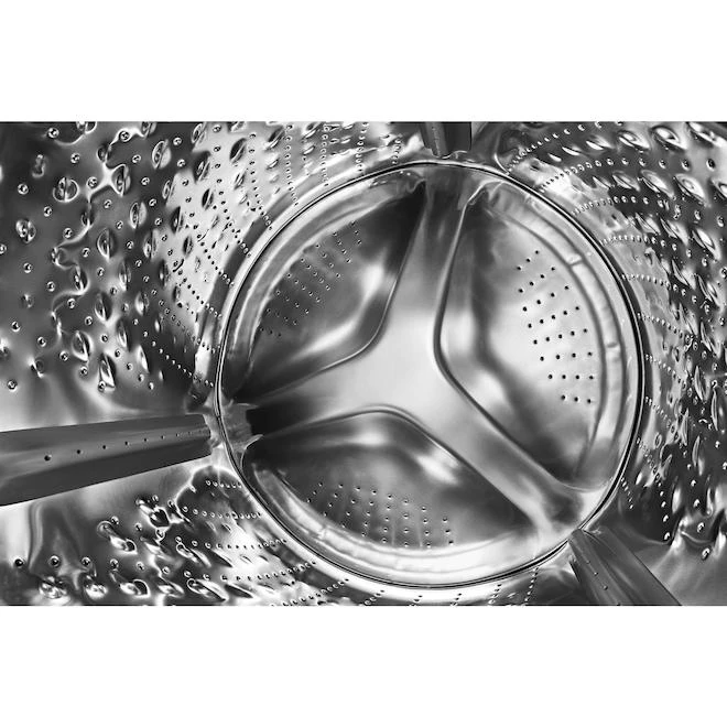 Laveuse à Chargement Frontal 5,2 Pi³ Whirlpool, Option De Lavage Rapide, Chrome Foncé 7 Laveuse à Chargement Frontal 5,2 Pi³ Whirlpool, Option De Lavage Rapide, Chrome Foncé – Image 5
