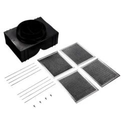Accessories Trousse De Recirculation Pour Hotte En Aluminium Whirlpool, Noir