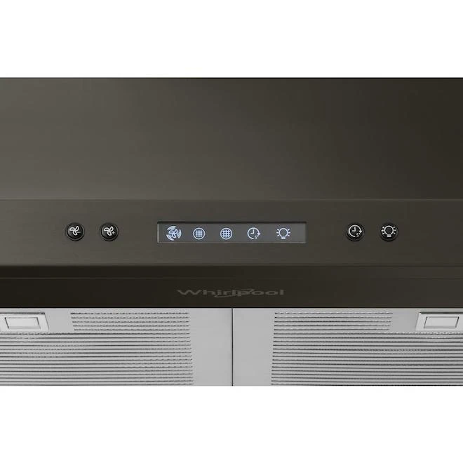 Hotte Cheminée Murale De 30 Po Whirlpool - Acier Inoxydable Noir 5 Hotte Cheminée Murale De 30 Po Whirlpool - Acier Inoxydable Noir – Image 3