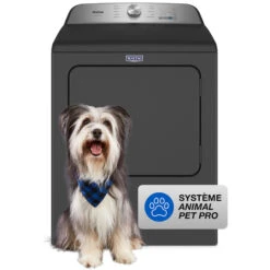 Sécheuse Au Gaz à Chargement Par Le Haut De 7 Pi³ Pet Pro Par Maytag, Noir -Outsunnies Boutique 30006825b L