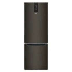 Réfrigérateur à Congélateur Inférieur 12,9 Pi³ Whirlpool, Acier Inoxydable Noir, 24 Po, Compact