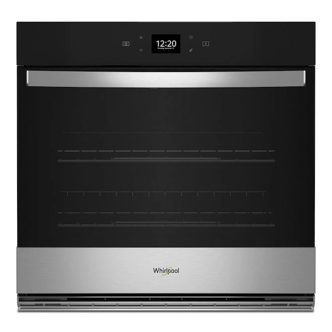 Four électrique Mural Simple En Acier Inoxydable 4,3 Pi³ Whirlpool, 27 Po, Convection Forcée 3 Four électrique Mural Simple En Acier Inoxydable 4,3 Pi³ Whirlpool, 27 Po, Convection Forcée