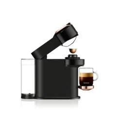 DeLonghi Machine à Café Et Expresso Nespresso Vertuo Next Premium Par De'Longhi, Noir Et Or Rose -Outsunnies Boutique 30105005c L