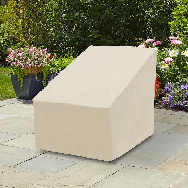 Housse De Chaise Surdimensionnée, 35 Po X 36 Po X 33 Po,beige 4 Housse De Chaise Surdimensionnée, 35 Po X 36 Po X 33 Po,beige – Image 2