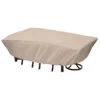 Housse Pour Ensemble De Table Et Chaises Pour Patio Elemental, 114 Po X 30 Po X 72 Po, Beige -Outsunnies Boutique 30736569 L