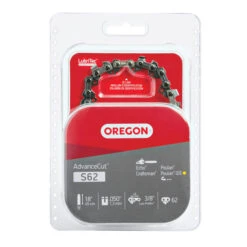 Chaîne Pour Scie Mécanique Oregon AdvanceCut S62, Pas De Chaîne De 3/8 Po, Calibre De 0,05 Po, Longueur Du Guide 18 Po