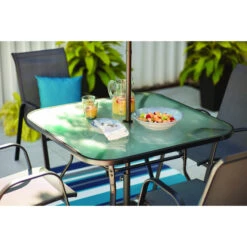 Table De Patio Carrée Pelham Bay De Style Selections Et Vitre Et En Métal Noir De 42 Po 11 Table De Patio Carrée Pelham Bay De Style Selections Et Vitre Et En Métal Noir De 42 Po -Outsunnies Boutique 30736975e L