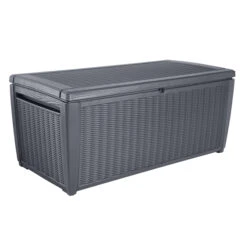 Coffre De Rangement Pour L'extérieur Sumatra Par Keter En Plastique Gris Anthracite De 511 L