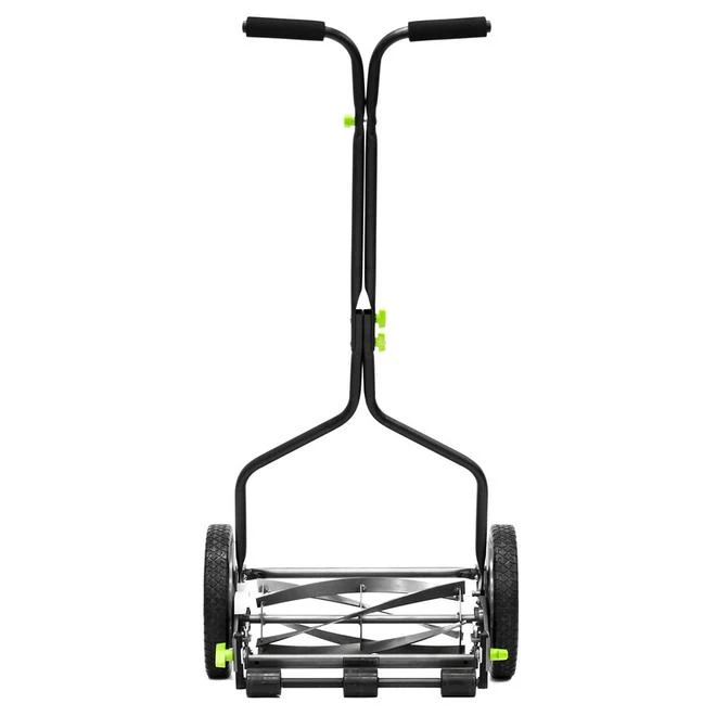 Tondeuse Silencieuse à 5 Lames, Earthwise, 14 Po, Gris 4 Tondeuse Silencieuse à 5 Lames, Earthwise, 14 Po, Gris – Image 2