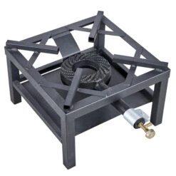 Brûleur Au Propane Portatif 66 000 BTU Olympia, 15 Po, Noir