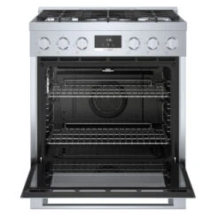 Cuisinière Au Gaz Autoportante Bosch, Série 800, 5 Brûleurs, 30 Po, Acier Inoxydable 8 Cuisinière Au Gaz Autoportante Bosch, Série 800, 5 Brûleurs, 30 Po, Acier Inoxydable -Outsunnies Boutique 30855276b L