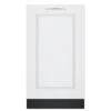 Lave-vaisselle Bosch, Encastré 18 Po Métal Acier Inoxydable Et Blanc